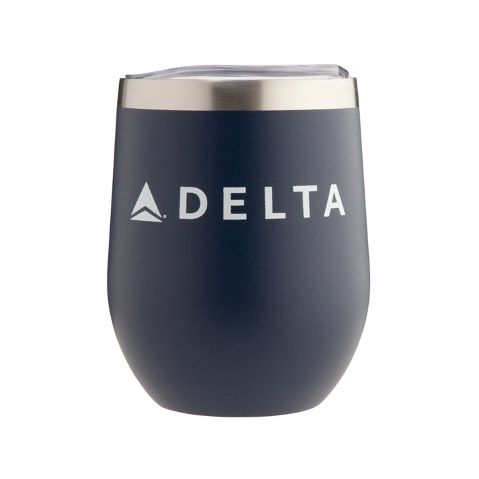 12oz Corzo Copper Vacuum Cup, Navy