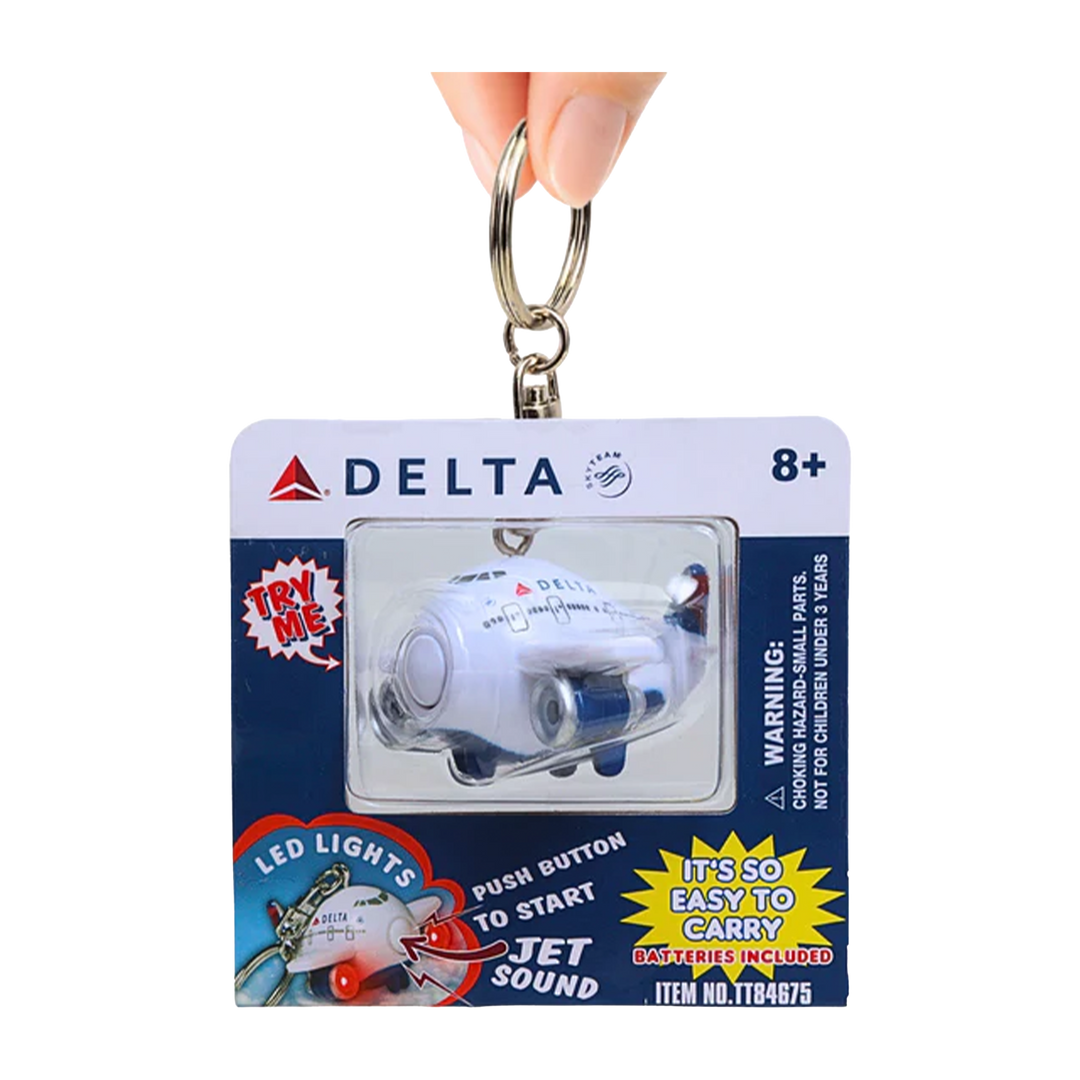 Delta Keychain with Light and Sound