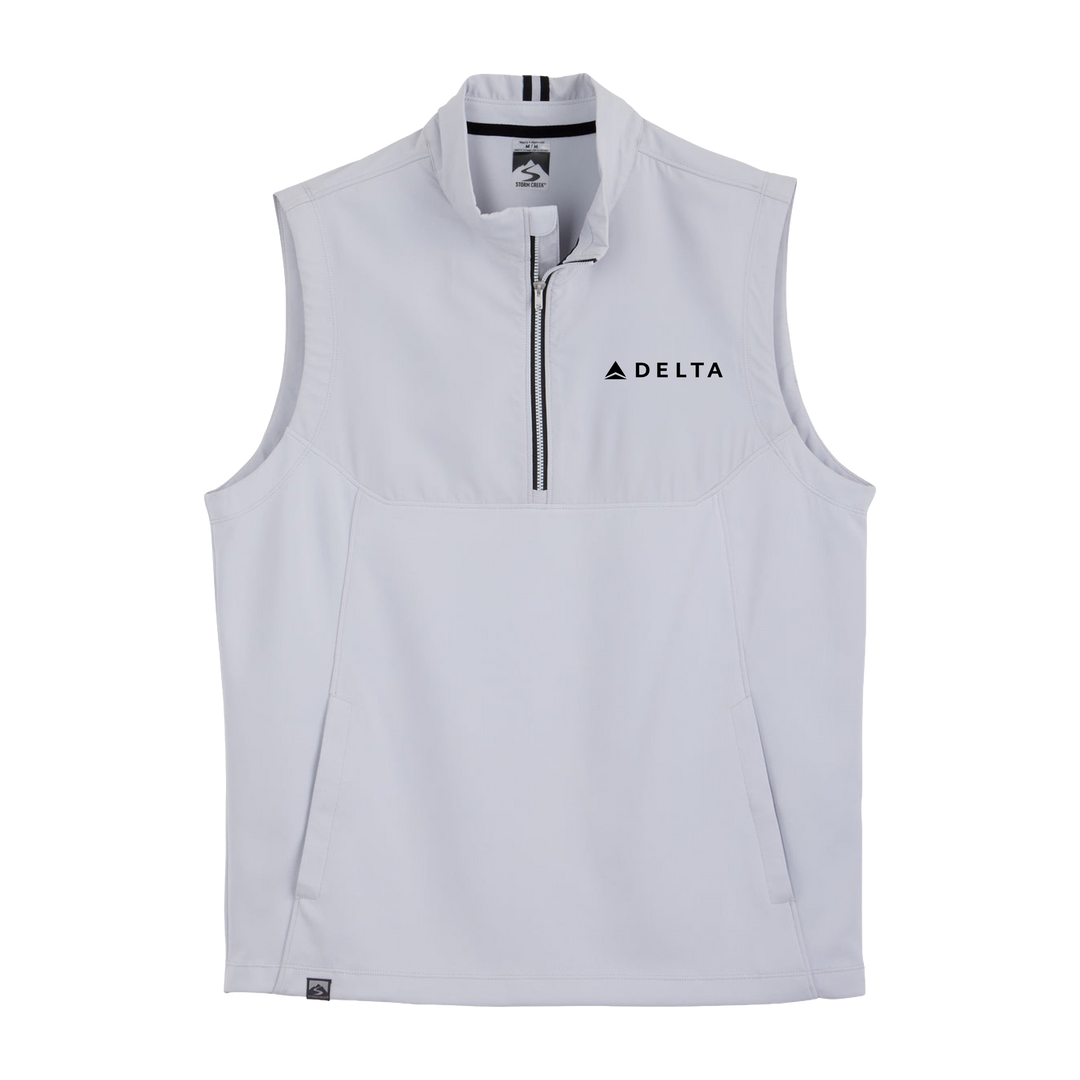 Men's Interlock Half Zip Vest