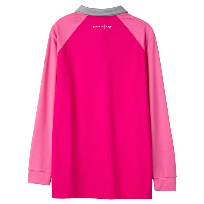 Women's Cut Long Sleeve BCRF Polo