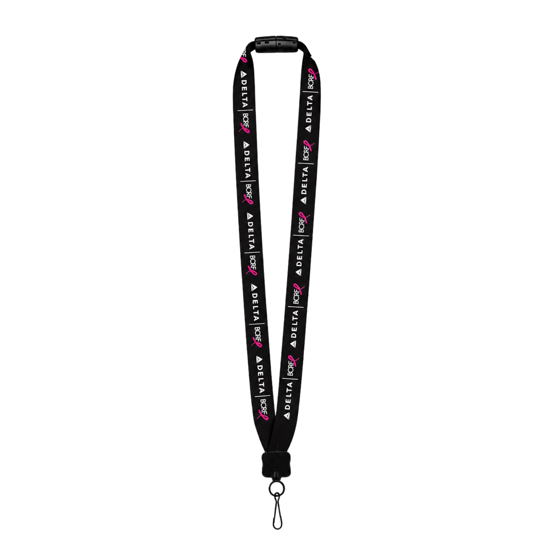 BCRF Black Lanyard