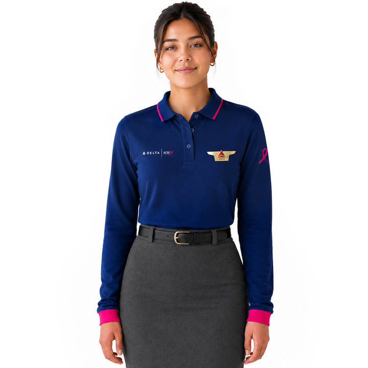 2026 BCRF Ladies LS Polo