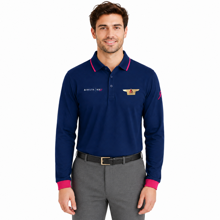 2026 BCRF Unisex LS Polo