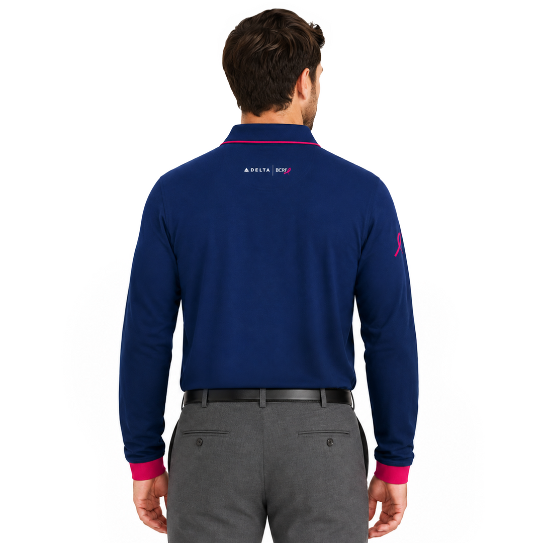 2026 BCRF Unisex LS Polo