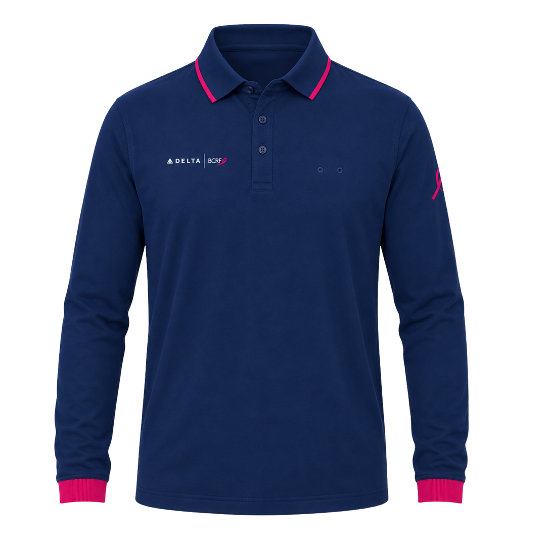 2026 BCRF Unisex LS Polo
