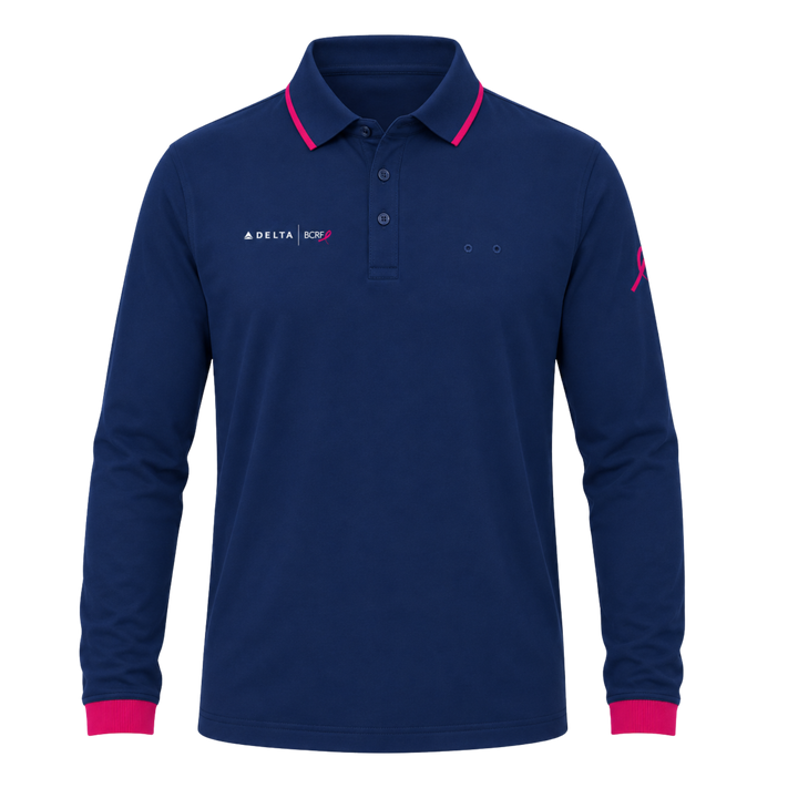 2026 BCRF Unisex LS Polo