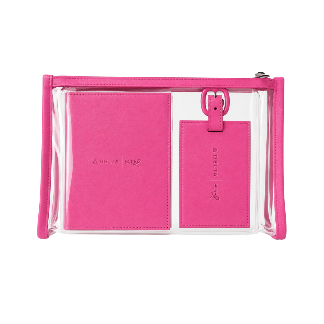 BCRF Passport Holder & Luggage Tag Set