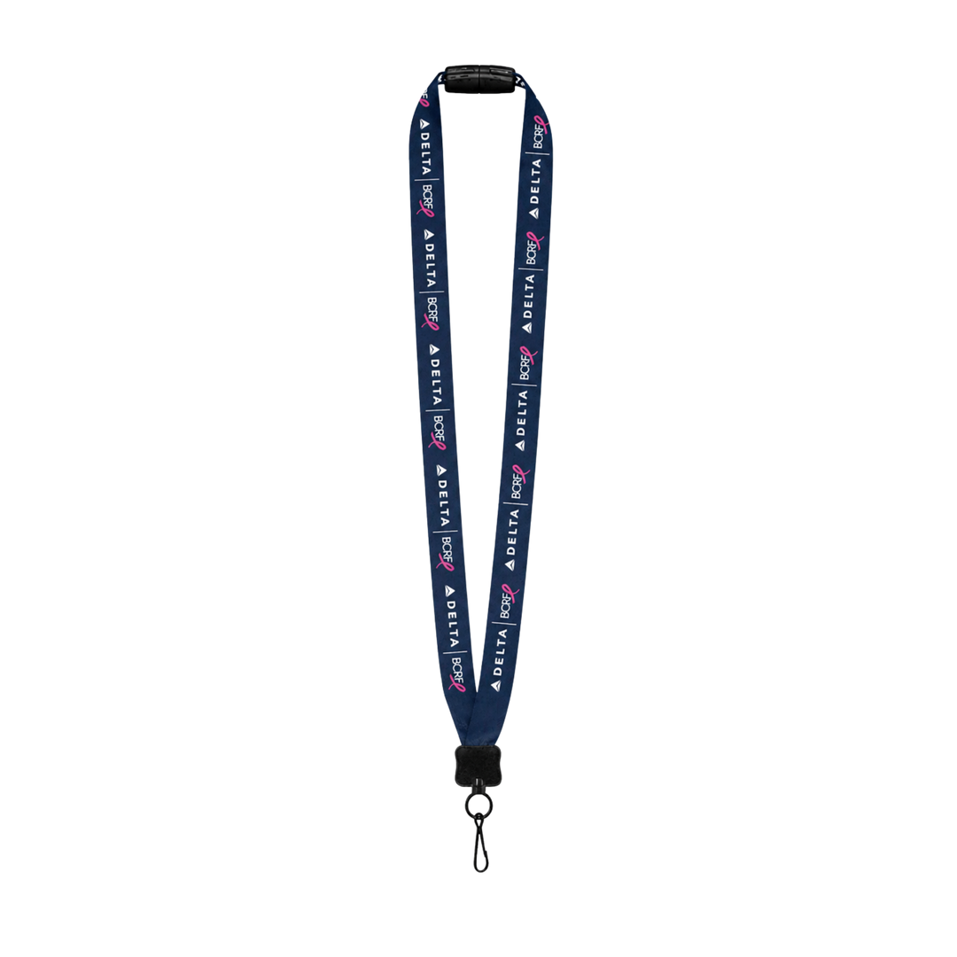BCRF Navy Lanyard