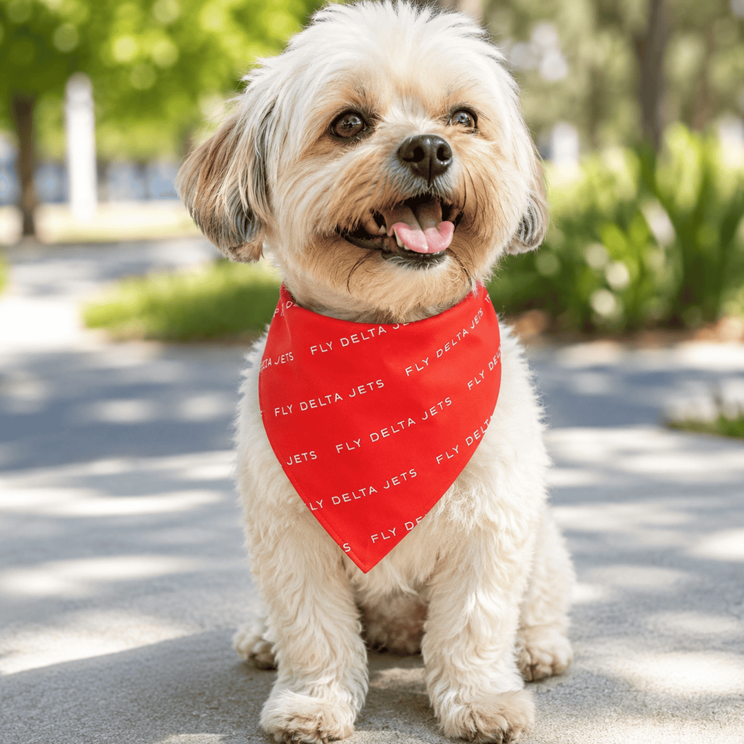Fly Delta Jets Red Pet Bandana