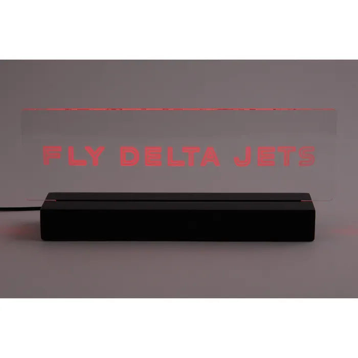 Fly Delta Jets Desktop Sign