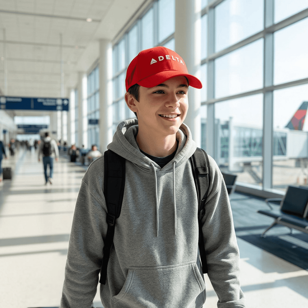 Red Supergraphic Hat