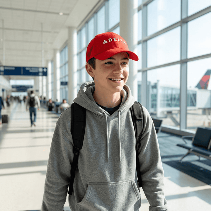 Red Supergraphic Hat