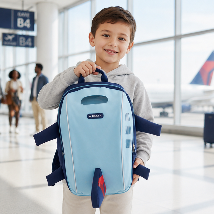 Airplane Backpack Blue