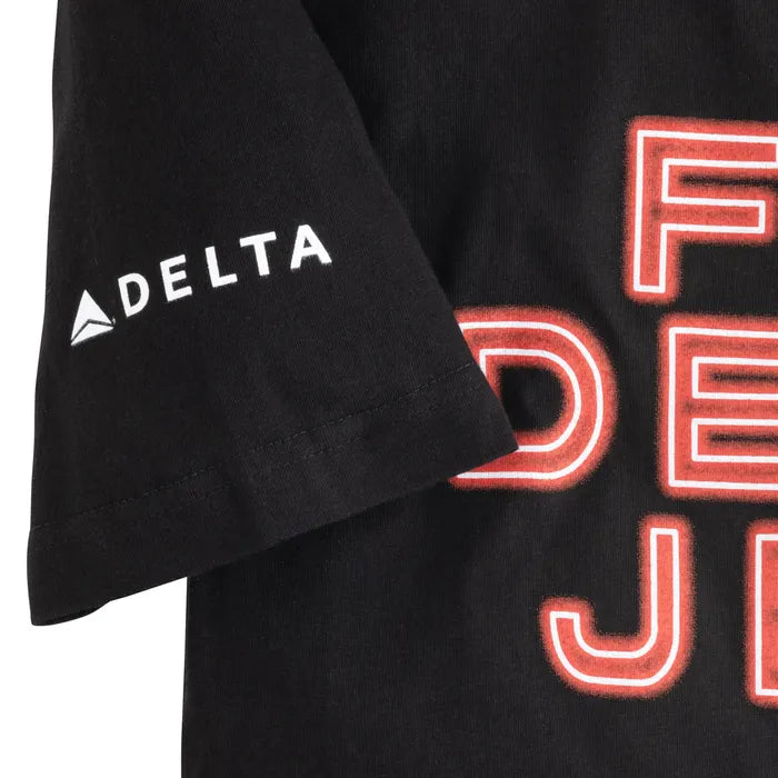 Fly Delta Jets Black T-shirts