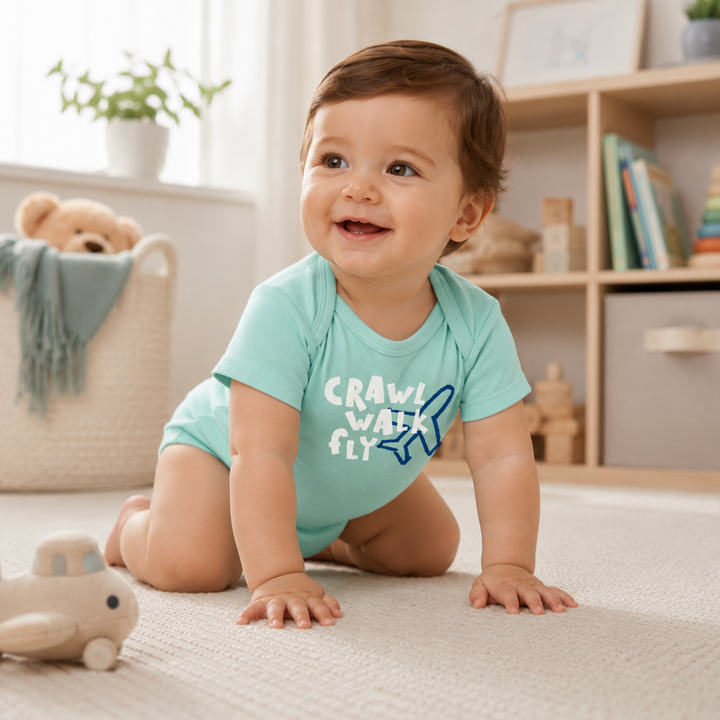 Crawl Walk Fly Onesie