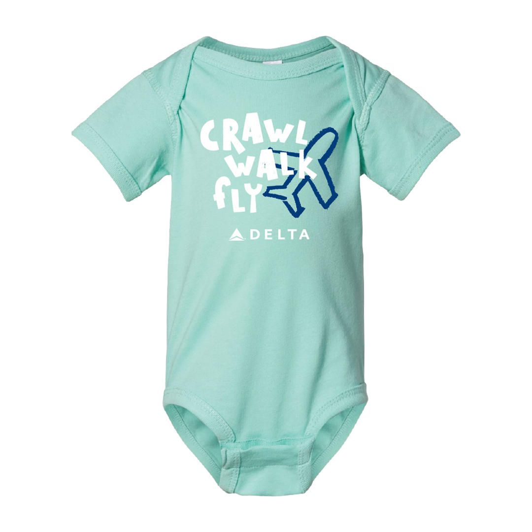 Crawl Walk Fly Onesie