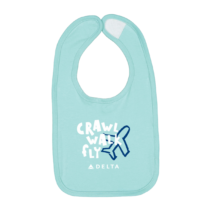 Crawl Walk Fly Bib