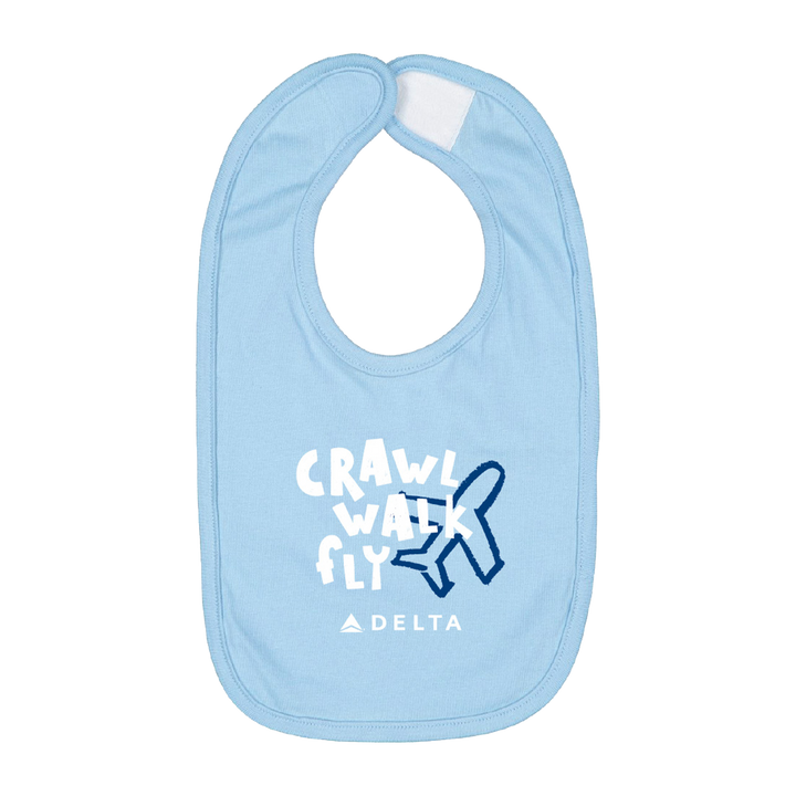 Crawl Walk Fly Bib