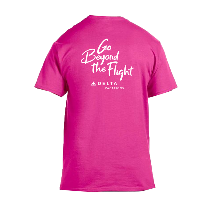 Delta Vacations Pink BCRF Tee