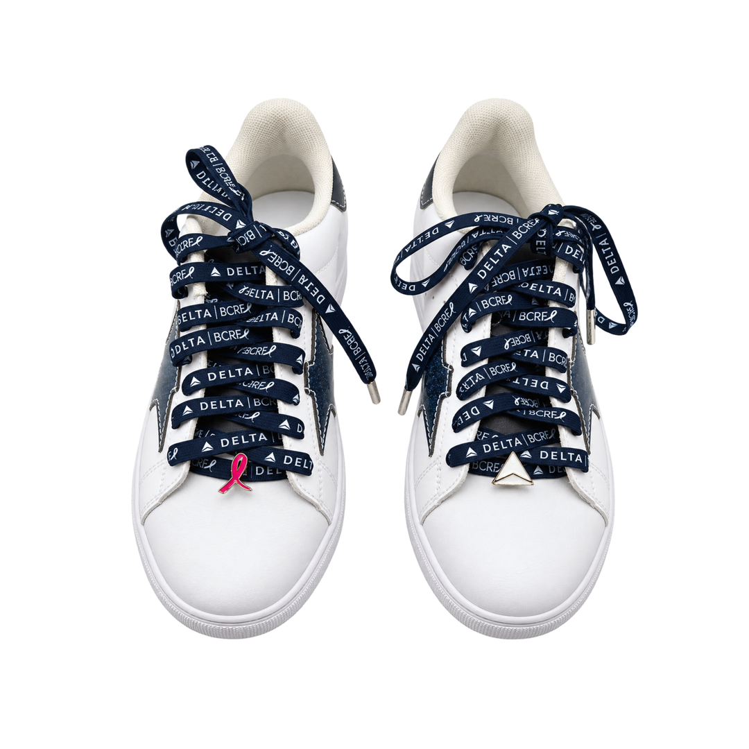 BCRF Shoelace Charm Set