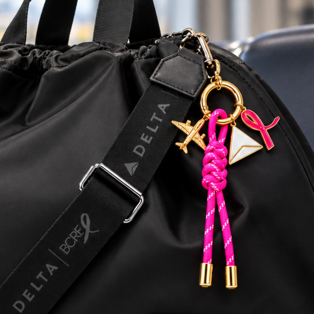 BCRF Cord Bag Charm
