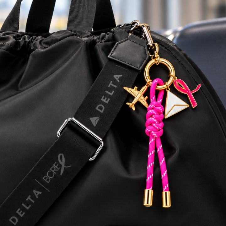 BCRF Cord Bag Charm