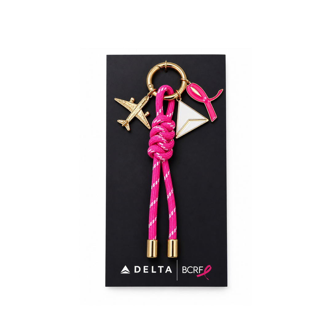 BCRF Cord Bag Charm