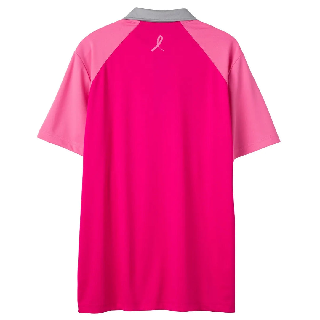 Men's Cut Short Sleeve BCRF Polo