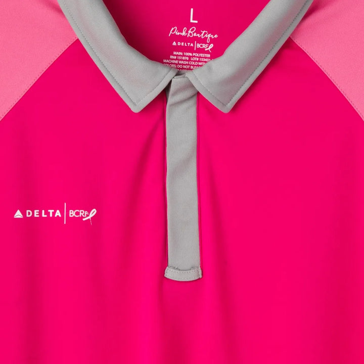 Men's Cut Short Sleeve BCRF Polo