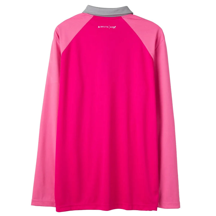 Men's Cut Long Sleeve BCRF Polo