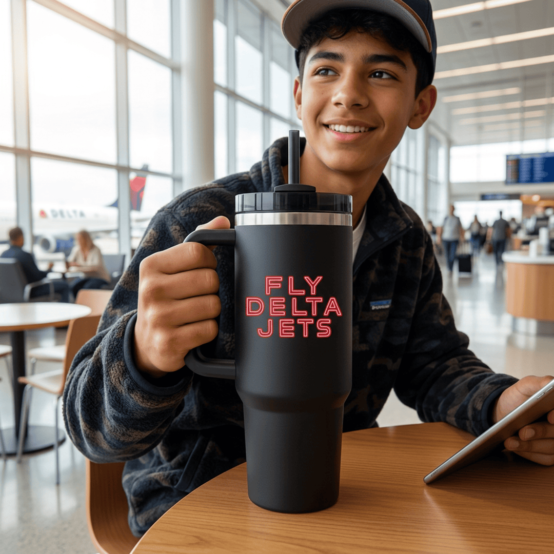 30oz Stanley Tumbler - Fly Delta Jets